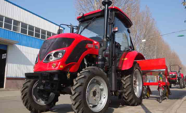 704 Tractor With Corn seeder will be put into use in Asia